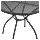 Bistrotisch CLASSIC 70cm rund, Streckmetall anthrazit