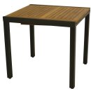 Balkon-Ausziehtisch VICENZA, Aluminium anthrazit + Akazie geölt, FSC®-zertifiziert