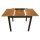 Balkon-Ausziehtisch VICENZA, Aluminium anthrazit + Akazie geölt, FSC®-zertifiziert
