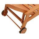 Rollenliege BARDOLINO, Eukalyptus geölt, FSC®-zertifiziert