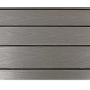 Tisch SORANO 70x70cm, Alu silbergrau + Kunstholz grau