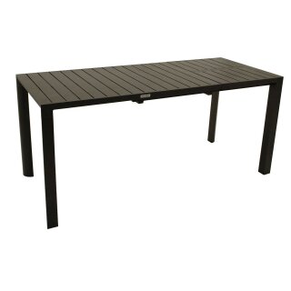 Ausziehtisch LAGOS 120/162x70cm, Aluminium anthrazit