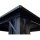 Pavillon NOVARA 3x3 Meter, Aluminium schwarz, Dach aus verzinktem Trapezblech