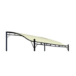 Ersatzdach für Anbaupavillon MANTOVA XL 3x3 Meter, PVC-beschichtet ecru
