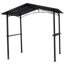 Grillpavillon TOULOUSE 2,5x1,6 Meter, Stahl dunkelgrau,...