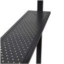 Grillpavillon TOULOUSE 2,5x1,6 Meter, Stahl dunkelgrau, Dach aus Trapezblech