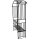 Rosenbogen AVIGNON 220x155cm mit Sitzbank, Metall schwarz
