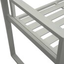 Bank ATLANTA 2-sitzer, Aluminium weiss