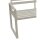 Bank ATLANTA 2-sitzer, Aluminium weiss