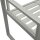 Bank ATLANTA 2-sitzer, Aluminium weiss