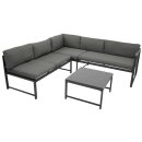 Funktions Lounge Set MONTANA, Aluminium dunkelgrau,...