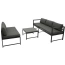 Funktions Lounge Set MONTANA, Aluminium dunkelgrau,...