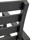 Bank ATLANTA 2-sitzer, Aluminium dunkelgrau