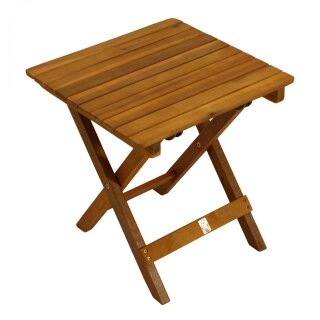Klapp - Beistelltisch MARA 38x38cm, Akazie geölt, FSC®-zertifiziert