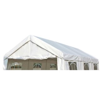 Dachplane PALMA für Zelt 3x6 Meter, PE weiss incl. Spanngummis