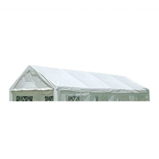 Dachplane PALMA für Zelt 4x8 Meter, PVC weiss incl. Spanngummis