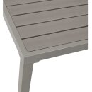 Bistrotisch VARENNA 60x60cm, Metall silbergrau +...