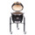Monolith Junior PRO SERIE 2.0 BLACK inkl. Gestell + Kohlkorb + Grillrostheber