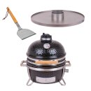 Monolith Icon BLACK + Feuerplatte + Spatula