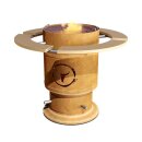 MOESTA Bandit FirePlace inkl. Bambus Ablage, BBQ-Disk & Abdeckhaube