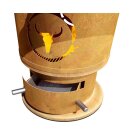 MOESTA Bandit FirePlace inkl. Bambus Ablage, BBQ-Disk & Abdeckhaube