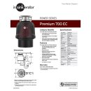 InSinkErator Küchenabfall Entsorger Evolution PREMIUM 700 EC