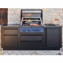 Napoleon Einbau Grillaufsatz 700 Series 32 Zoll Mattschwarz inkl. Drehspieß