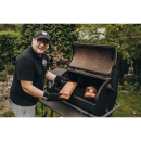 MOESTA BBQ Sheriff Pelletgrill mit schwarzem Ablagebrett