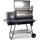 MOESTA BBQ Sheriff Pelletgrill mit schwarzem Ablagebrett