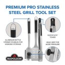 Napoleon 3 teiliges Premium Grillbesteck Set