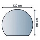 Lienbacher Glasbodenplatte 6 mm 120 x 105 cm