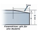 Lienbacher Glasbodenplatte 6 mm Halbrund 100 x 100 cm