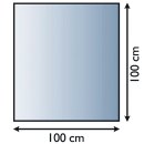 Lienbacher Glasbodenplatte 6 mm Quadratisch 100 x 100 cm