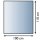 Lienbacher Glasbodenplatte 6 mm Rechteckig 100 x 110 cm