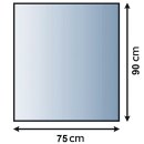 Lienbacher Glasbodenplatte 6 mm Rechteckig 90 x 75 cm