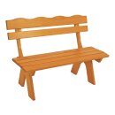 Gartenbank FREITAL, Kiefern-Holz, Natur, 2-Sitzer