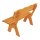 Gartenbank FREITAL, Kiefern-Holz, Natur, 2-Sitzer