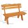 Gartenbank FREITAL, Kiefern-Holz, Natur, 2-Sitzer