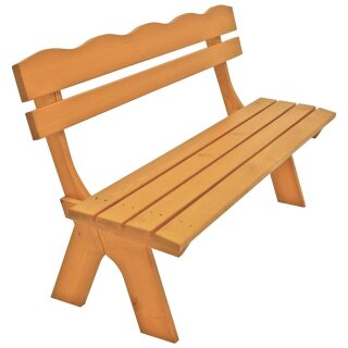 Gartenbank FREITAL, Kiefern-Holz, Natur, 3-Sitzer