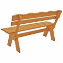 Gartenbank FREITAL, Kiefern-Holz, Natur, 3-Sitzer