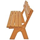 Gartenbank FREITAL, Kiefern-Holz, Natur, 3-Sitzer