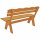 Gartenbank FREITAL, Kiefern-Holz, Natur, 3-Sitzer