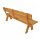 Gartenbank FREITAL, Kiefern-Holz, Natur, 4-Sitzer