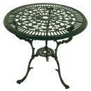 Gartentisch JUGENDSTIL, Ø 70 cm, Aluguss,...