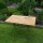 Gartentisch BAD TÖLZ, 70 x110 cm, klappbar, Stahl/Robinien Holz, Grün/Natur, Rechteckig