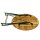 Gartentisch BAD TÖLZ, Ø 77 cm, klappbar, Stahl/Robinien Holz, Grün, Rund