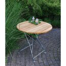 Gartentisch BAD TÖLZ, Ø 77 cm, klappbar,...