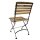 Gartenstuhl JAKARTA, Stahl/Teak-Holz, 2er Set