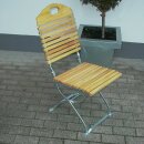 Gartenstuhl BAD TÖLZ, Stahl/Robinien-Holz, Verzinkt, 2er Set