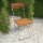 Gartenstuhl MÜNCHEN, Stahl/Robinien-Holz, Verzinkt, 2er Set